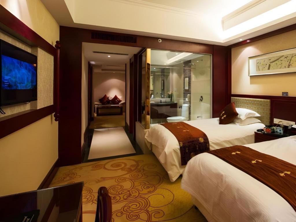 Feicheng Blossom Hotel Exterior foto