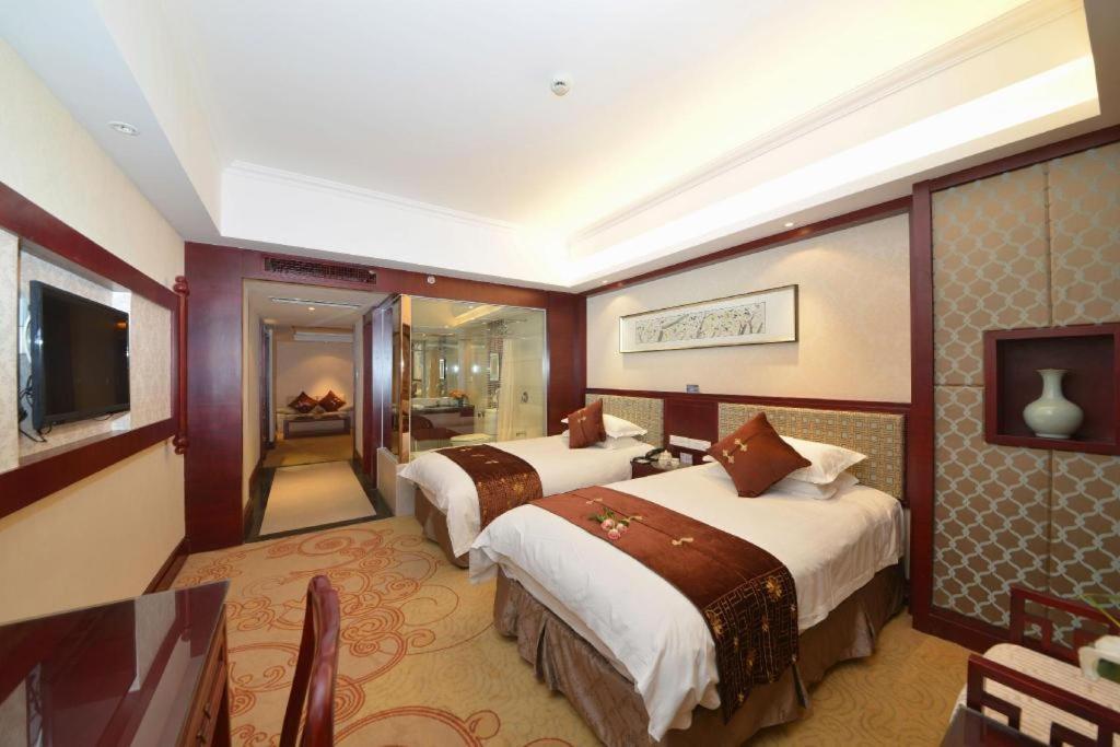 Feicheng Blossom Hotel Exterior foto
